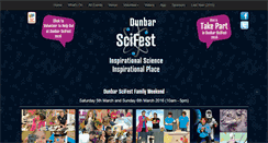Desktop Screenshot of dunbarscifest.org.uk